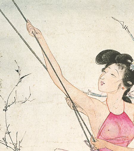 荣成-胡也佛的仕女画和最知名的金瓶梅秘戏图